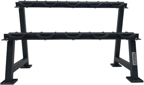 HulkFit Heavy-Duty Weight Plate, Dumbbell & Barbell Storage Rack for Home & Commercial Gym in Saudi Arabia