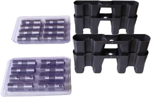 16PCS Hydraulic Roller Lifters + 4PCS Guides 12499225 HL124 Replacement for Avalanche Silverad-o Corvette GMC Sierra 1500 Yukon in Saudi Arabia
