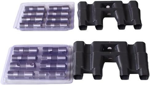 16PCS Hydraulic Roller Lifters + 4PCS Guides 12499225 HL124 Replacement for Avalanche Silverad-o Corvette GMC Sierra 1500 Yukon in Saudi Arabia