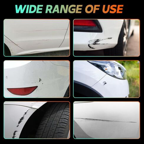 لمسة طلاء للسيارات، طلاء تلقائي سريع وسهل لخدش السيارة، إصلاح خدوش طلاء السيارة اثنين في واحد، مزيل خدوش السيارة للخدوش العميقة، طلاء لمسات السيارات (أسود) in Kuwait