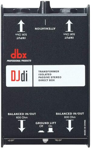 dbx DJDI صندوق مباشر سلبي ثنائي القناة مع حزمة كابل XLR-XLR in Kuwait