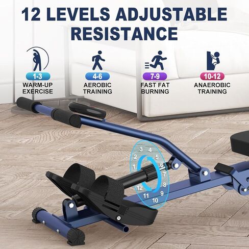 Rowing Machines for Home Use Row Machine Foldable Rowing Exercise Machine Compact Rowing Machine Portable Rowing Machine in Kuwait