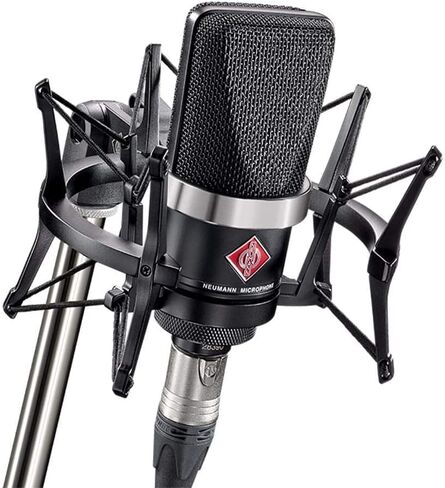 Neumann TLM 102 Black Cardioid Condenser Microphone Studio Set w/ Shock Mount MT in Saudi Arabia