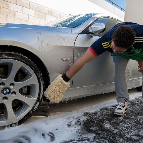 Chemical Guys ACC144 Bear Claw Scratch Free Premium Wash Mitt, 1 Pack in Saudi Arabia