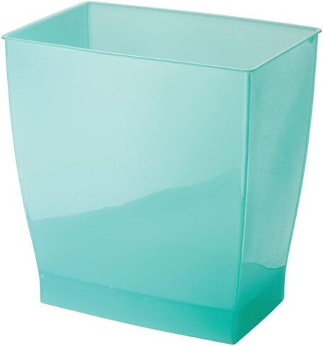 InterDesign Mono Wastebasket Trash Can - Rectangular, Navy in Saudi Arabia