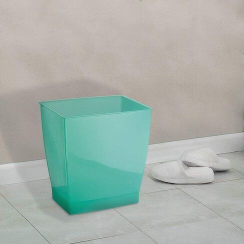 InterDesign Mono Wastebasket Trash Can - Rectangular, Navy in Saudi Arabia