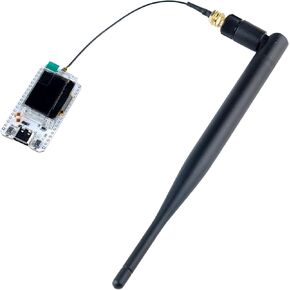 ESP32 LoRa V3 915MHz ESP32S3 WiFi BT Development Board with 0.96" OLED Display + 5DBi LoRa Antenna, SX1262 LoRa32 Kit for Arduino Meshtastic IoT