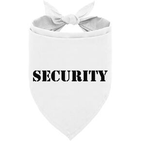 Security Dog Bandana, Funny Dog Bandana, Baby Security Dog Bandana, Blue Dog Bandana, Pet Dog Triangle Scarf, Gift for Dog Lover, Dog Scarf, Dog Bandana for Small Medium Dogs (C29)