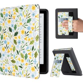 CoBak Case for Kindle Paperwhite - All New PU Leather Cover with Auto Sleep Wake, Hand Strap, Card Slot for Kindle Paperwhite Signature Edition and Kindle Paperwhite 11th Generation 2021 Released