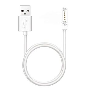 Kids Smart Watch Charger Magnetic SmartWatch Accessories Charger Cable 4 Pin Cord spacing 7.62 mm for Children SmartWatches Fitness Tracker 2G 4G smartwatches Universal