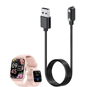 Smart Watch Charger for Fitpolo IDW13 2Ft/60cm 2 Pin USB Portable Magnetic Charging Cable Cord for Fitpolo IDW13 Smart Watch