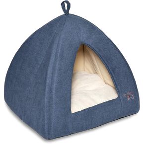 Pet Tent-Soft Bed for Dog and Cat by Best Pet Supplies - Navy, 19" x 19" x H:19"