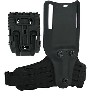 Tactical Drop Leg Holster Adapter, Low Ride Universal Belt Loop Platform with QLS kit
