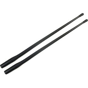 AntennaMastsRus - 13 Inch Flexible Rubber Antenna is Compatible with Harley Davidson Touring Tri Glide Ultra Classic FLHTCUTG (2009-2023) - 2 Pack