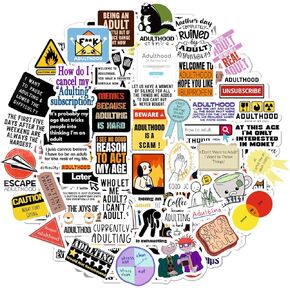 BulbaCraft 100Pcs Funny Golf Stickers, Golf Stickers for Scrapbooking, Golfing Stickers, Funny Golf Gifts for Men & Women, Golf Ball Stickers, Golf Decorations for Party, Laptop Decals