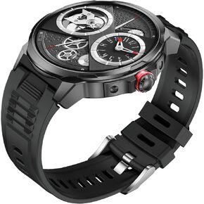 SK50 Smart Watch 1.93 Large Screen Smart Watches for Men(Answer/Make Calls), 100+ Sport Modes Fitness Watch with Blood Oxygen/Sleep/Heart Rate Monitor,Waterproof Smartwatch Black