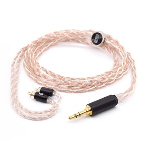 CTM Juba Hybrid 4 Wire Premium in-Ear Cable (3.5 mm Plug) | 2-Pin IEM Cable | in-Ear Monitors Cable Clear Tune Monitors