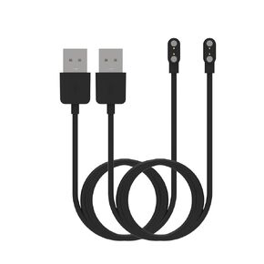 شاحن مكون من قطعتين متوافق مع شاحن Hwagol G28/G20 وسلك مغناطيسي USB 2 دبوس بطول 3.3 قدم/100 سم مخصص لساعة Hwagol G28 الذكية in Kuwait