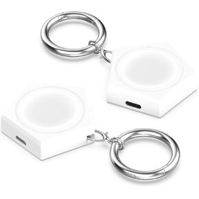 FitTurn Portable Charger Compatible with Huawei Watch Ultimate/Buds/Watch 3 Pro New/Watch D/GT 3 2 Pro/GT Runner Mini Portable Charger Two connectors: Type C & Micro USB (Black)