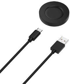 FitTurn Compatible with Xiaomi Watch S1 Charger, Replacement USB Charger Adapter Charge Cord Charging Cable for Xiaomi Watch S1 Smart Watch -3.3ft (3.3ft, Black, 1)