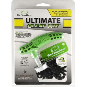 PrideSports Softspikes Ultimate Cleat Kit, Black/Silver, Small
