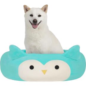 Squishmallows Original 24-Inch Winston The Owl Pet Bed - Medium-Sized Ultrasoft Official Jazwares Plush Pet Bed