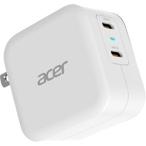 شاحن Acer 40W USB-C: محول طاقة PD بمنفذين، قابس حائط شحن سريع لأجهزة iPhone 16/15/14/13/12/Pro وMacBook وGoogle Pixel وApple AirPods وApple Watch وSamsung Galaxy والأجهزة اللوحية والمزيد in Saudi Arabia