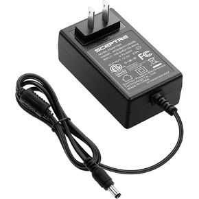Kado Power Adapter 12V-2A AC Power Cord Genuine Parts Made for Sceptre Monitor E205W-16003R E205W-1600SR E205W-16003RT E205W-16003RT1 E205W-16003RTT E209W-16003R E209W-16003RT E209W-16003RT1 Series