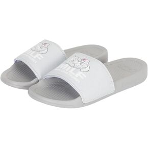 RIPNDIP Lord Nermal Slides, Slippers for Summer, Slip On Shoes, Funny Cat Sandals for Men (Black, Mens 8 | Womens 9.5)
