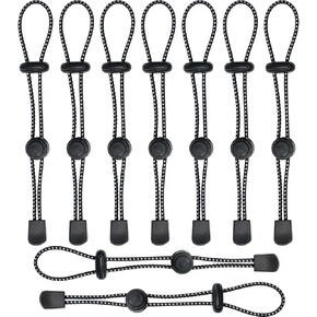 Backpack Hiking Stick Holder Straps, Elastic Lanyard Cord Rope for Walking Pole Fixing Buckle Adjustable Trekking Poles for Camping Hiking Mountaineering Tactical Bag Accessories 10Pcs