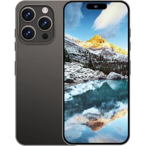 A15 promax Unlocked Cell Phones2024 Android 13 Smartphone with Snapdragon 8cen2 Processor|8GB+256GB|8-Core 6.8" HD Screen 24MP+50MP|Camera 6800 mAh Long Battery with 5G Dual SIM(Golden)