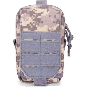Tactical Molle Pouch, Ginsco Universal EDC Pouch Belt Bag Waist Pack Phone Holster Pocket Military Molle Pouches