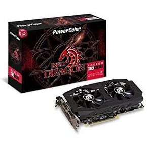 PowerColor AMD Radeon RED Dragon RX 580 8GB GDDR5 1 x DL DVI-D / 1 x HDMI / 3 x DisplayPort Graphics Card (AXRX 580 8GBD5-3DHDV2/OC ) (Renewed)
