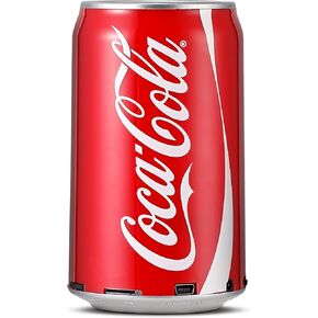 Coca-Cola Can Shape Bluetooth Speaker, Portable Wireless Speaker with Bluetooth 5.0, AUX, USB Slot & TF Slot | Loud Bass Sound | Compact Design for Indoor & Outdoor Use & Travel