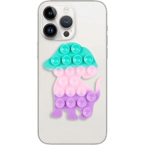 Suction Cup Phone Mount, Phone Accessories Hands-Free Strong Grip Holder for Selfies and Videos, Sticky Grip Mirror Shower Phone Holder(Love Shaped, Light Pink)