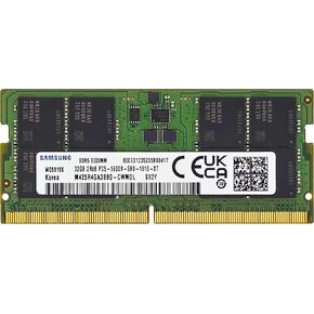 Samsung 32GB DDR5 5600MHz PC5-44800 CL46 SODIMM 2Rx8 Dual Rank 1.1V 262-Pin Laptop RAM Memory M425R4GA3BB0-CWM