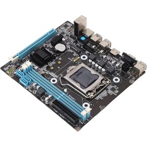 H81 M ATX Motherboard for Intel 4th Gen Core i3 i5 i7, Celeron G, Pentium G Processors with Channel DDR3, Micro ATX PC Board, High Speed M.2 Interface
