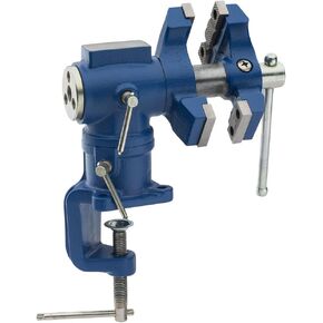 Kings County Tools Multi-Position Modular Vise | Cast Iron Wood and Metal Working Tabletop | Double Set of Rotating Jaws | Built-In Anvil | Easy to Move | 2-1/4" Maximum Jaw Opening Width
