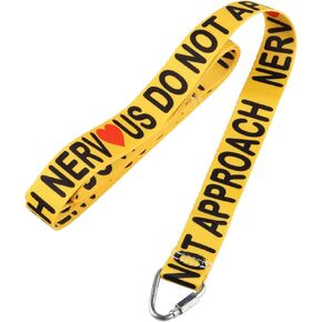 JXGZSO Do Not Approach Nervous Yellow Dog Lead Shy Rescue Dog Gift Nervous Shy Dog Gift (Not Approach Nervous DL)
