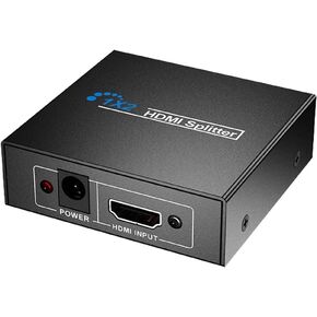 HDTV Splitter 2 Way 1x2 1 Input 2 Output for TV DVD PS3 HDTV Distributor HDMI Switcher