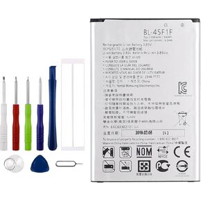 BL-45F1F Replacement Battery for LG Phoenix 3 Battery for LG Aristo MS210 M150 M151 M210 Phoenix 3 Risio 2 Fortune M153 Fortune 2 LMX210CM,K8 2017,LV3 with Free Toolkit.