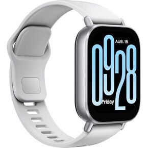 Xiaomi Redmi Watch 5 Active Smartwatch, 2.0" LCD Display, 18 Days of Battery Life, 140+ Sports Modes, 5ATM Waterproof, Bluetooth Calling, Fitness-Tracker- Matte Silver