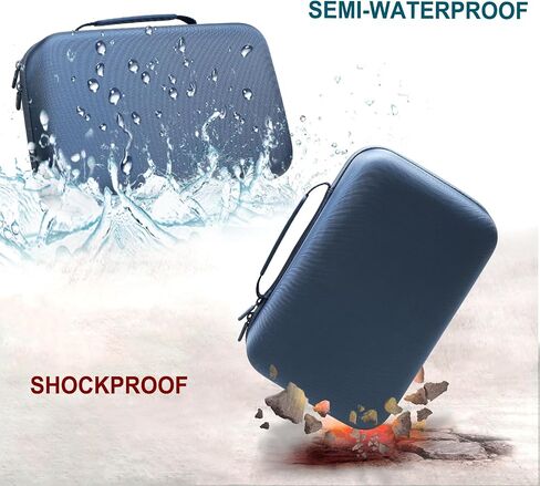 حقيبة سفر صلبة LTGEM لمكبر الصوت Soundcore Boom 2 الخارجي - حقيبة حمل واقية (من الداخل: 11.8 بوصة × 7.5 بوصة × 2.2 بوصة)، حافظة فقط، أسود in Saudi Arabia