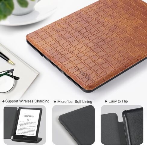 حافظة CoBak لجهاز Kindle Paperwhite - غطاء جلد PU جديد تمامًا مع ميزة التنبيه التلقائي للنوم لجهاز Kindle Paperwhite Signature Edition وKindle Paperwhite الجيل الحادي عشر 2021 in Saudi Arabia