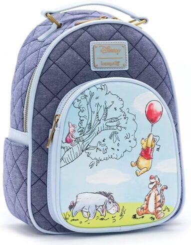 Theme Park Merchandise Winnie Pooh and Pals Lounge LF Mini Backpack Blue in Kuwait