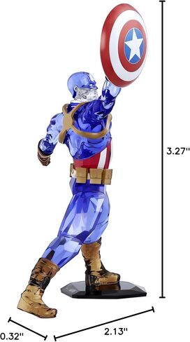 تمثال النمر الأسود مارفيل من سواروفسكي، جوانب متعددة من الكريستالات السوداء وتفاصيل فضية اللون، جزء من مجموعة شخصيات مارفل in Saudi Arabia