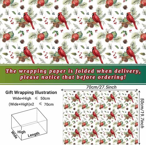 12 Sheets Christmas Wild Animals Wrapping Paper Xmas Safari Animals Pattern Gift Wrap Paper for Christmas Birthday Festival Holiday Party Wedding DIY Craft, 19.7 X 27.5 Inch in Saudi Arabia