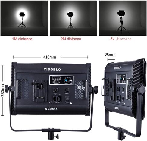70 واط A-2200IX CRI 96+ لوحة LED/Barndoor/شاشة LCD لإضاءة الفيديو (A-2200IX) in Saudi Arabia