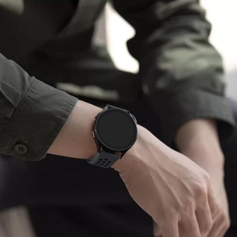 Vanjua Breathable Band for Amazfit Bip 5 Bands, Amazfit GTR 4 / GTR 3 Pro / GTR 3 / GTR 2e / GTR 2 / GTR 47mm Smart Watch, 22mm Quick Release Soft Silicone Replacement Wristband Sport Strap Compatible with Amazfit Bip 5 Band / Amazfit GTR 4 / GTR 3 Bands  in Kuwait