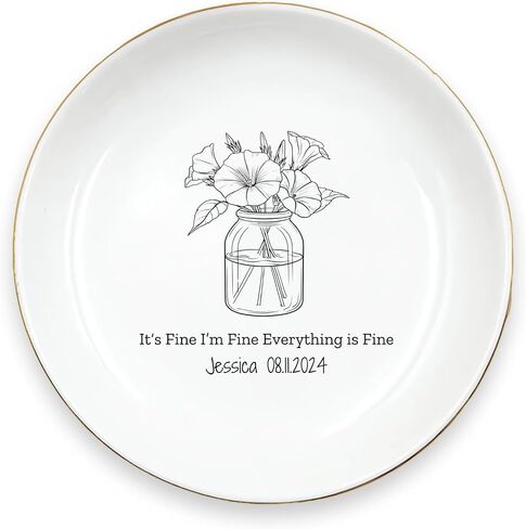 Daughter Ring Dish from Mom, Daughter Christmas Gift, Son Gifts from Mom, Trinket Tray for Mem, Daughter In Law Ring Dish, Jewelry Dish Gifts for Granddaughter, Women Gifts (Granddaughter) in Kuwait